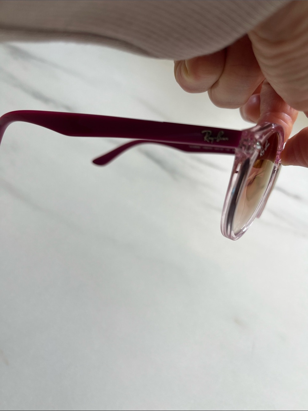 Ray-Ban Kids Pink Round Sunglasses - Picture 5 of 6